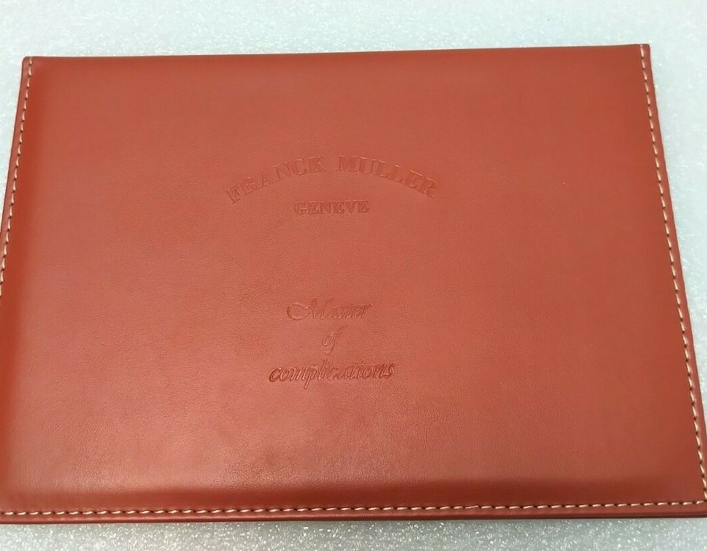 FRANCK MULLER WATCH CERTIFICATE & DOCUMENT HOLDER BROWN 2019 001