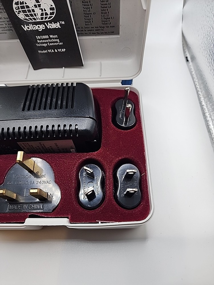 Voltage Valet 50/2000 Watt Voltage Converter Kit Model VPAC Autoswitch Open Box