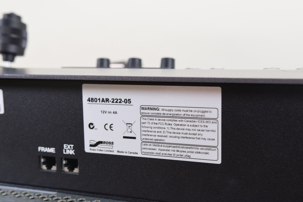 Ross Carbonite Production Switcher CG00MEE