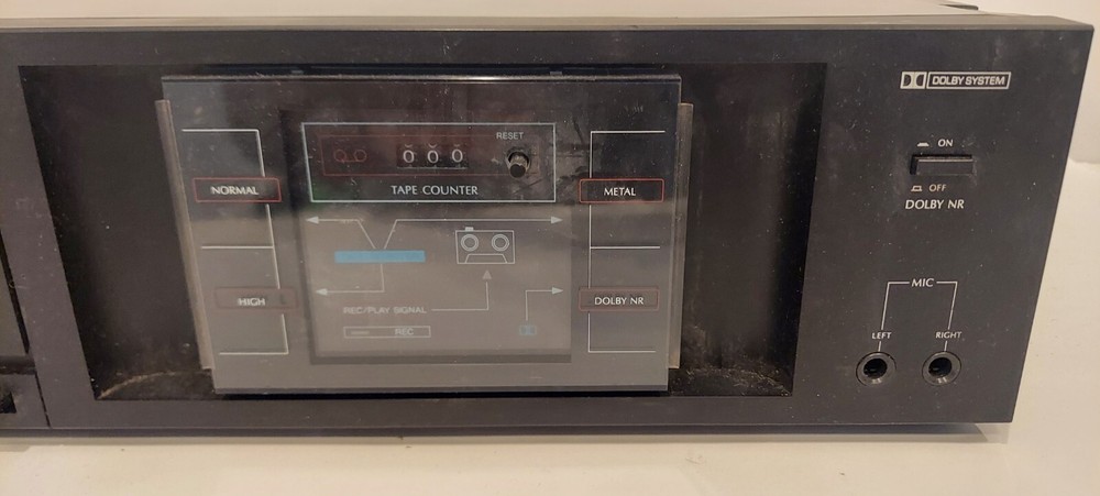 SANSUI D-55M Stereo Cassette Deck Needs Belts