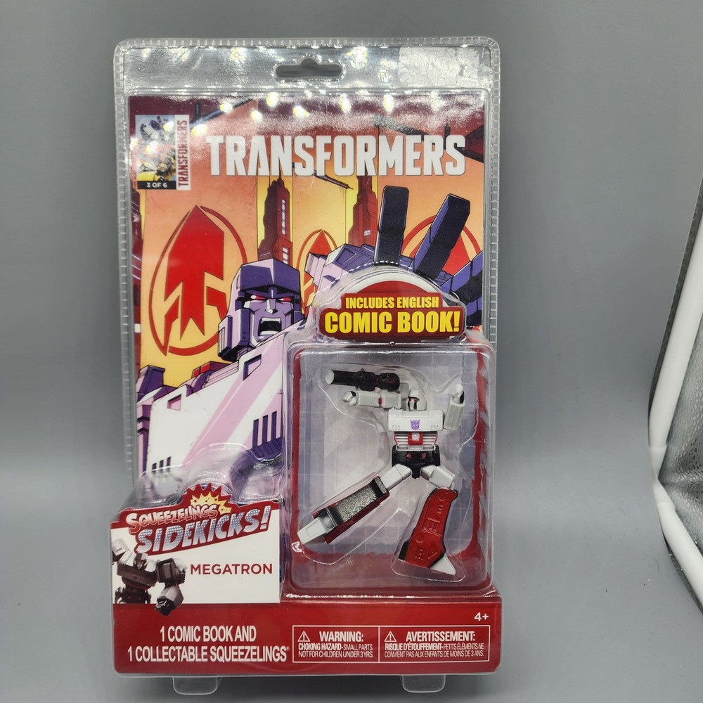 Transformers Squeezelings Sidekicks Megatron Comic Book NEW