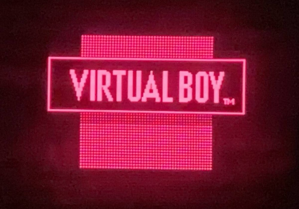 Nintendo Virtual Boy VB Console VUE-S-RA with Box Tested