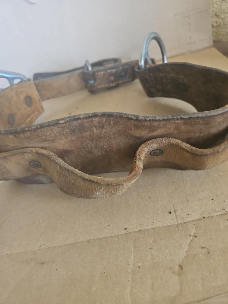 Vintage Climbing .Belt W/tools Bell System Tool Holsters D Rings