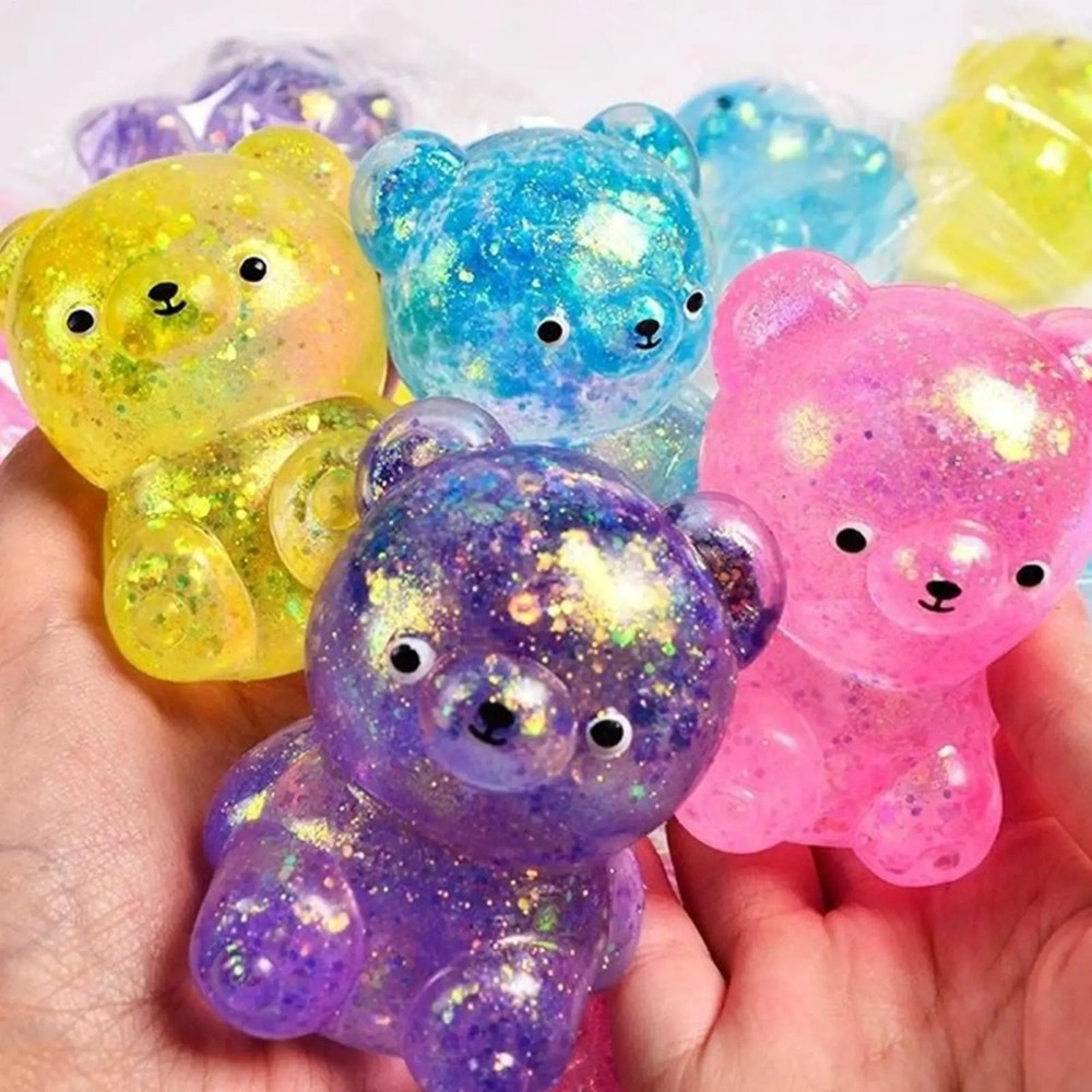 1 Piece Random Color Stress Relief Squishy Bear