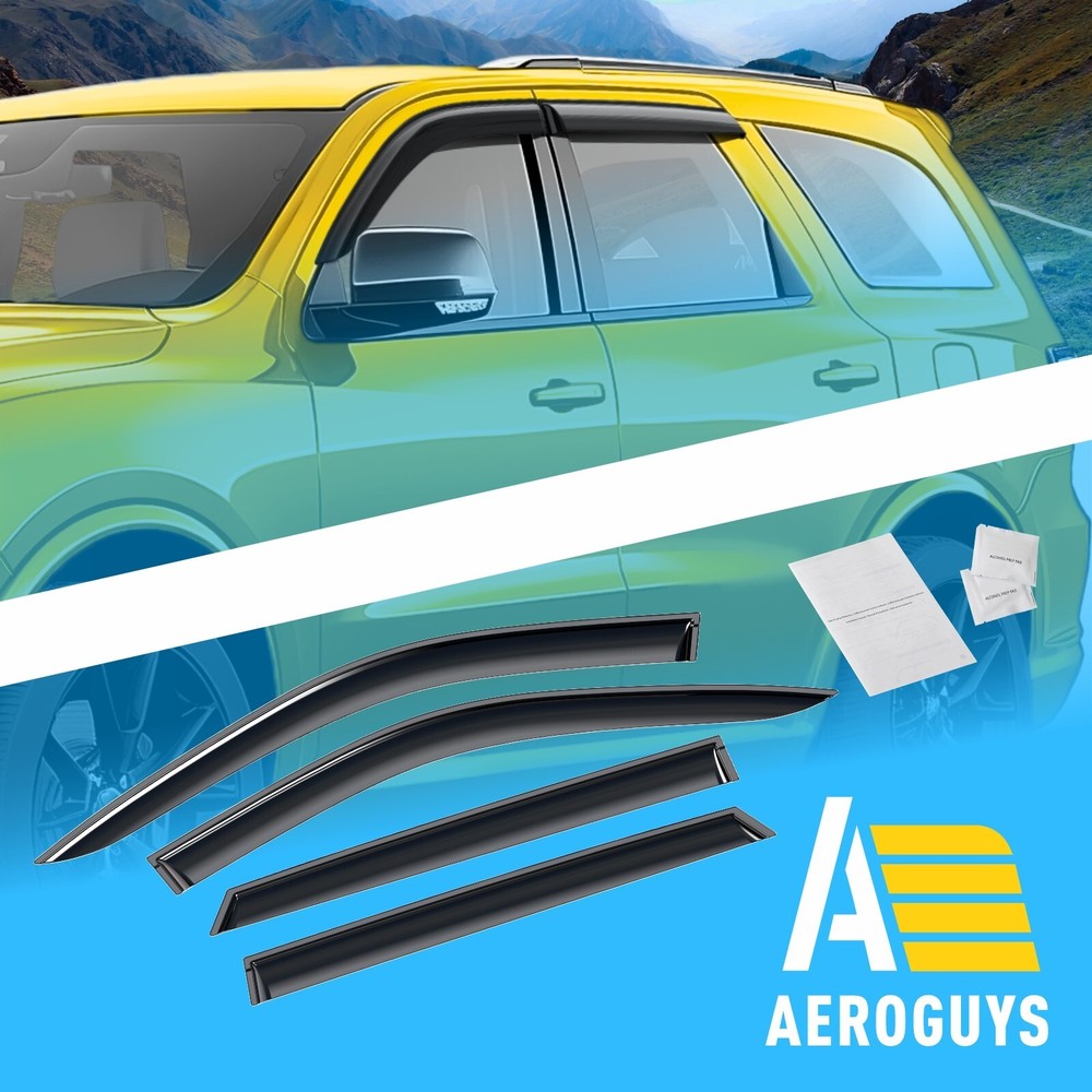 Rain Guards Vent Visors Shade for 2011-2025 Dodge Durango