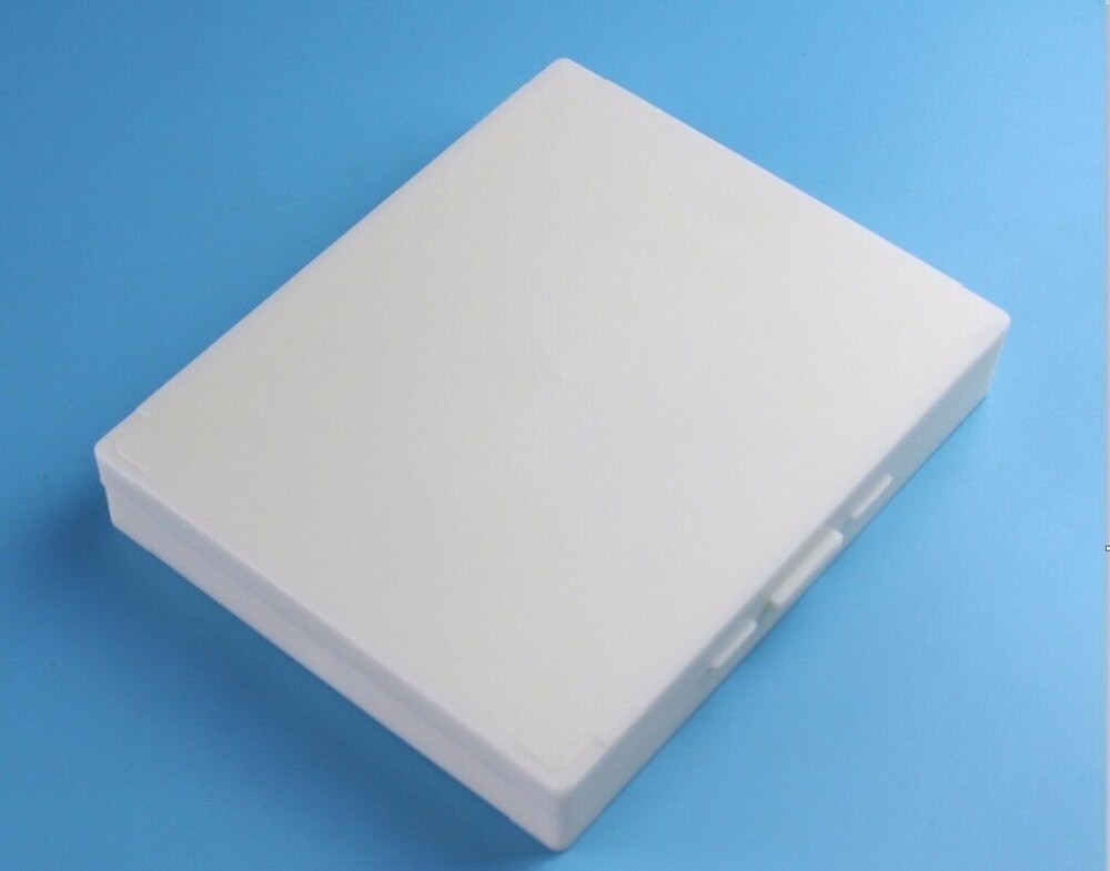 1pc Plastic Microscope Slides Storage Box 100pcs Pathological Slides Holder Case