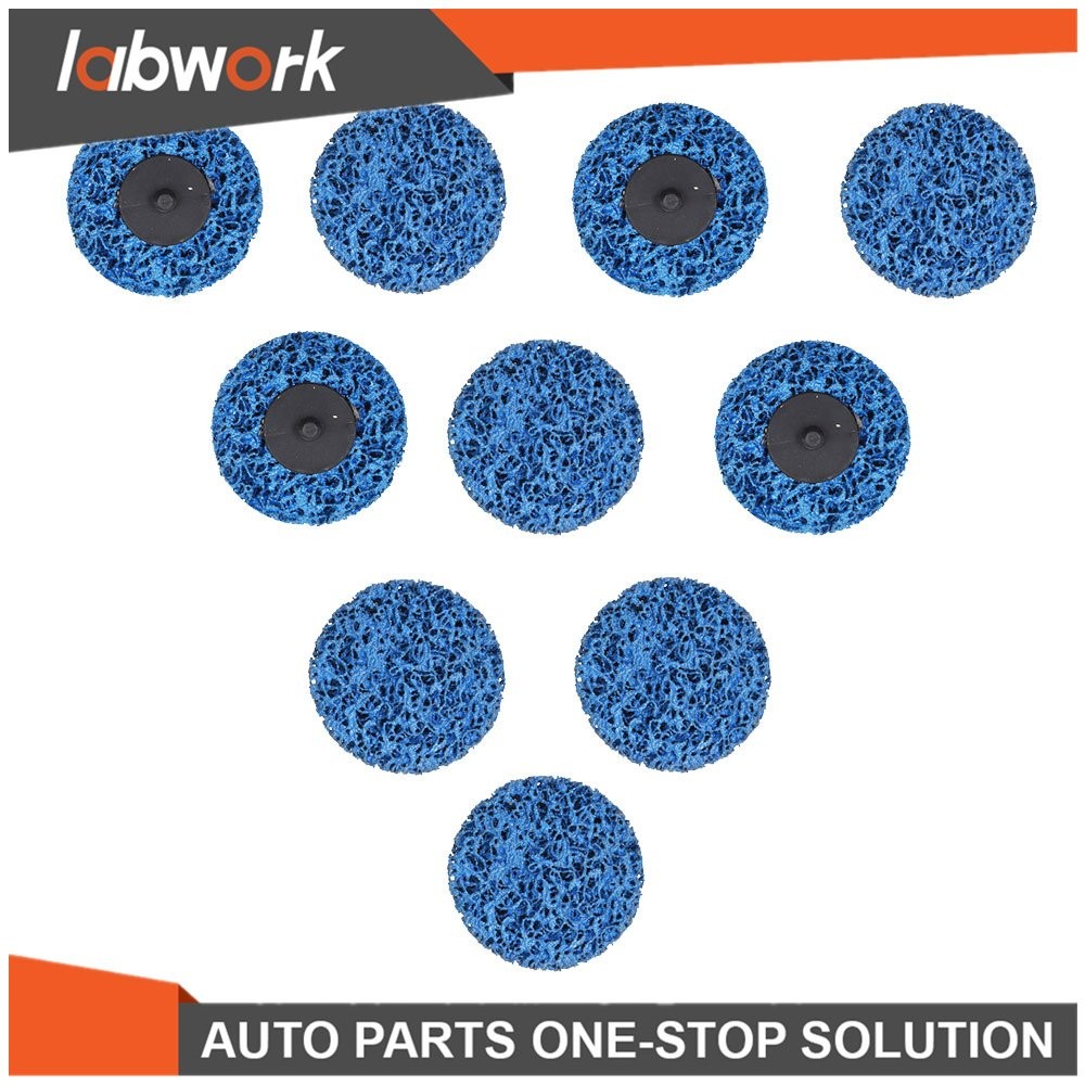 Labwork Quick Change Easy Strip & Clean Discs Fit For Paint Rust Blue 10 Pack 3"