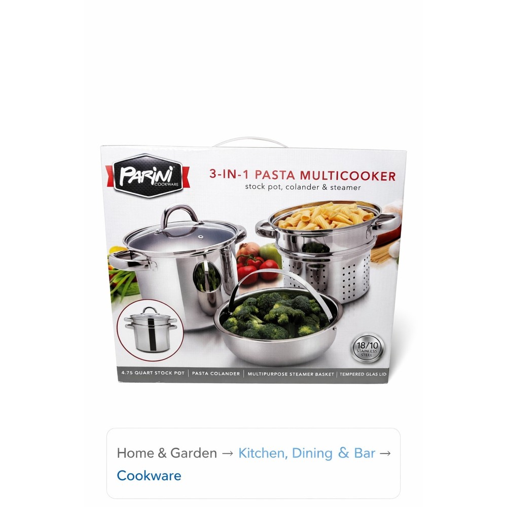 3-in-1 Pasta Multicooker by Parini Cookware