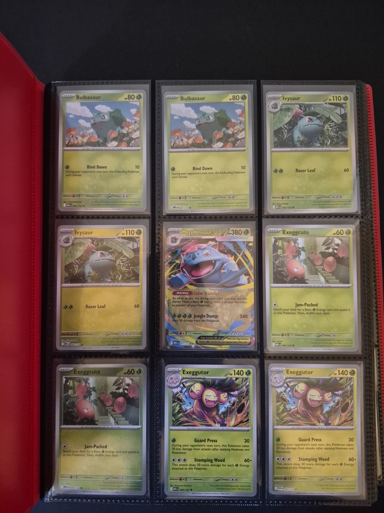Mega Evolution 100% Complete Master Base Set with C/UC/H/RH & EXs