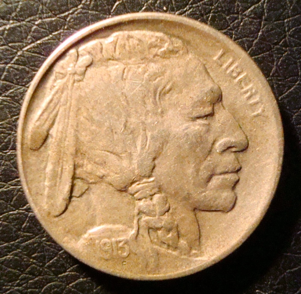 1913-D type 1 Buffalo nickel