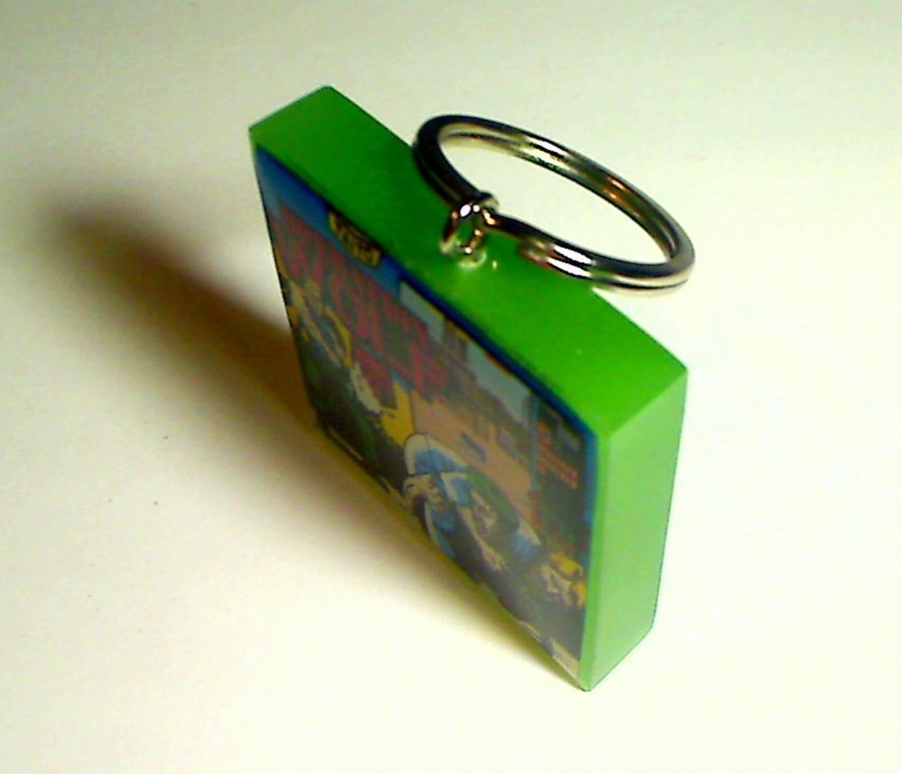 Operation Wolf Arcade Coin Door accessory Keychain
