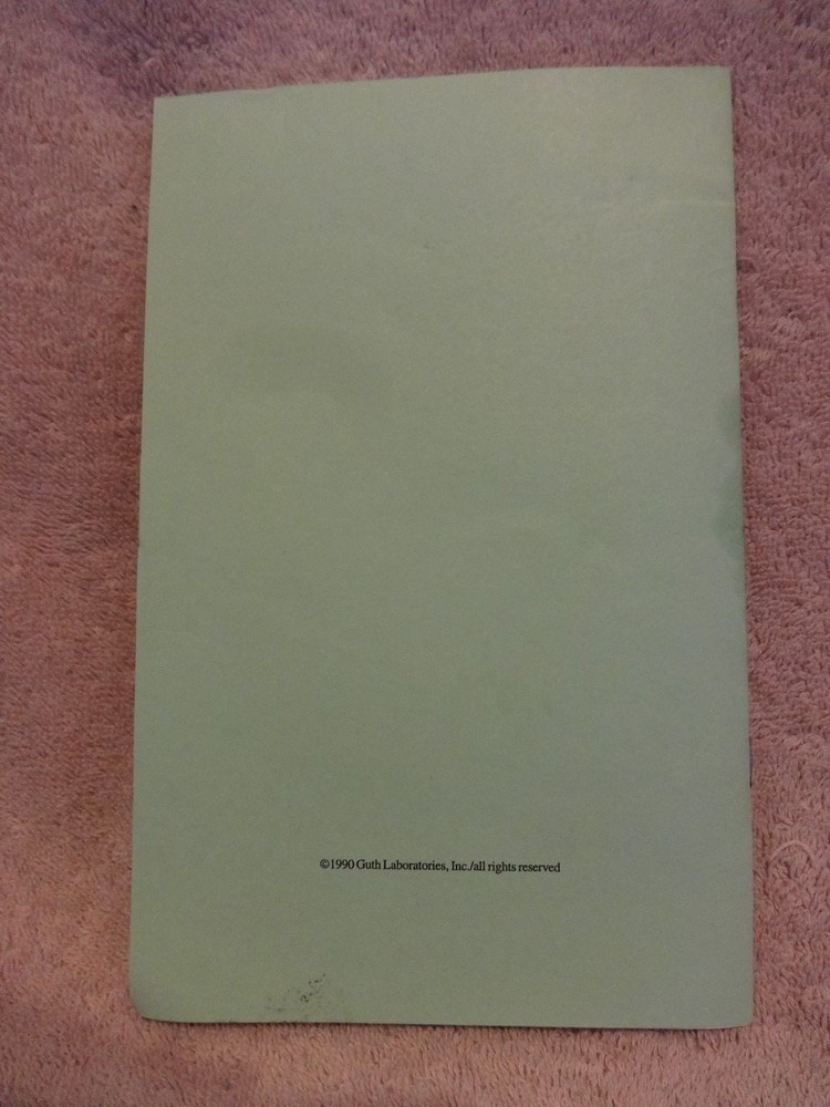 GUTH LABRATORY Model 34C Simulator OPERATION MANUAL