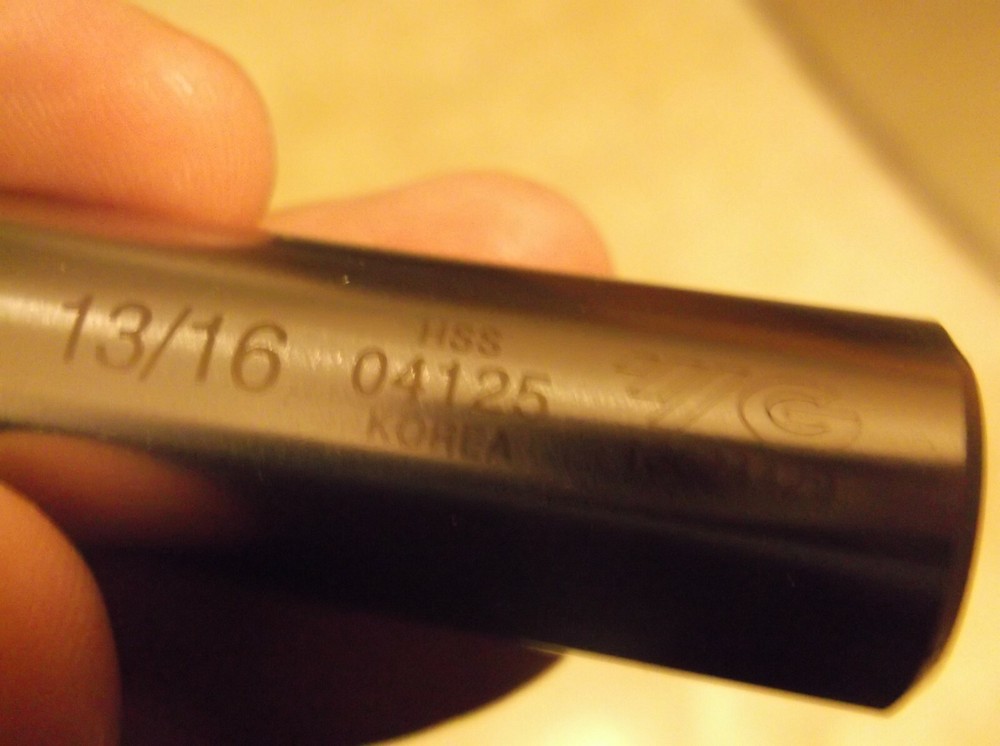 YG 13/16" 4FL SINGLE SIDED SQUARE HSS ENDMILL