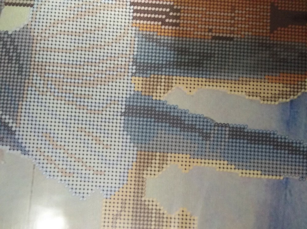 HOT DIY Bead Embroidery Kit Needlepoint Beading Beadwork Melody wind