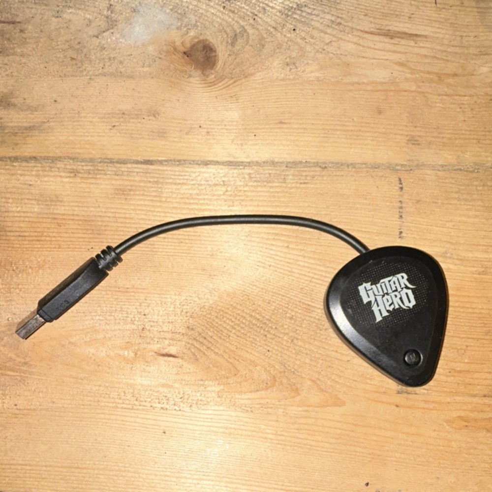 RedOctane Les Paul Wireless Receiver USB Adapter Black for PS3 Controller