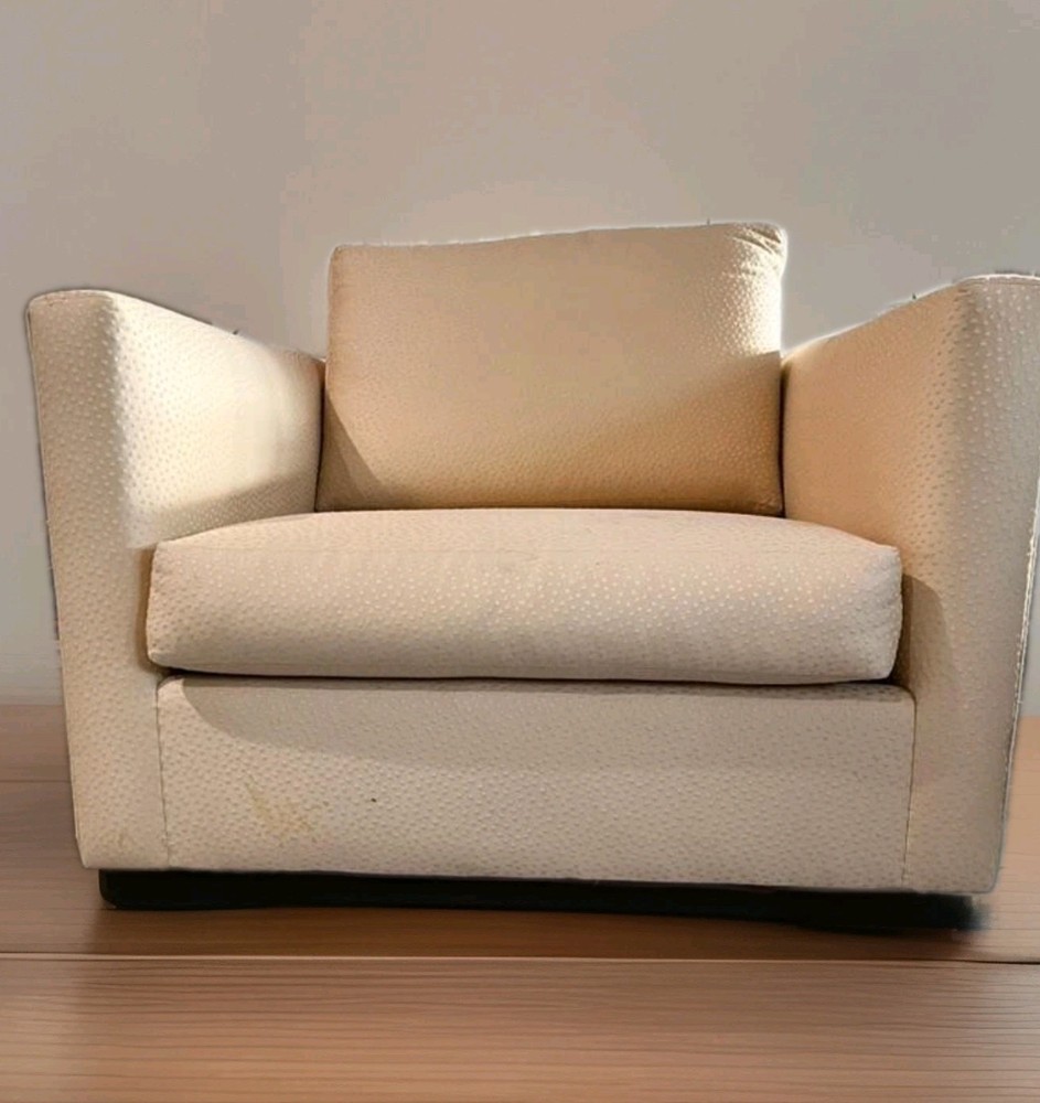 Pair Of Custom Harvey Probber Swibel Cube Chairs - From The Frank Lloyd Wright -