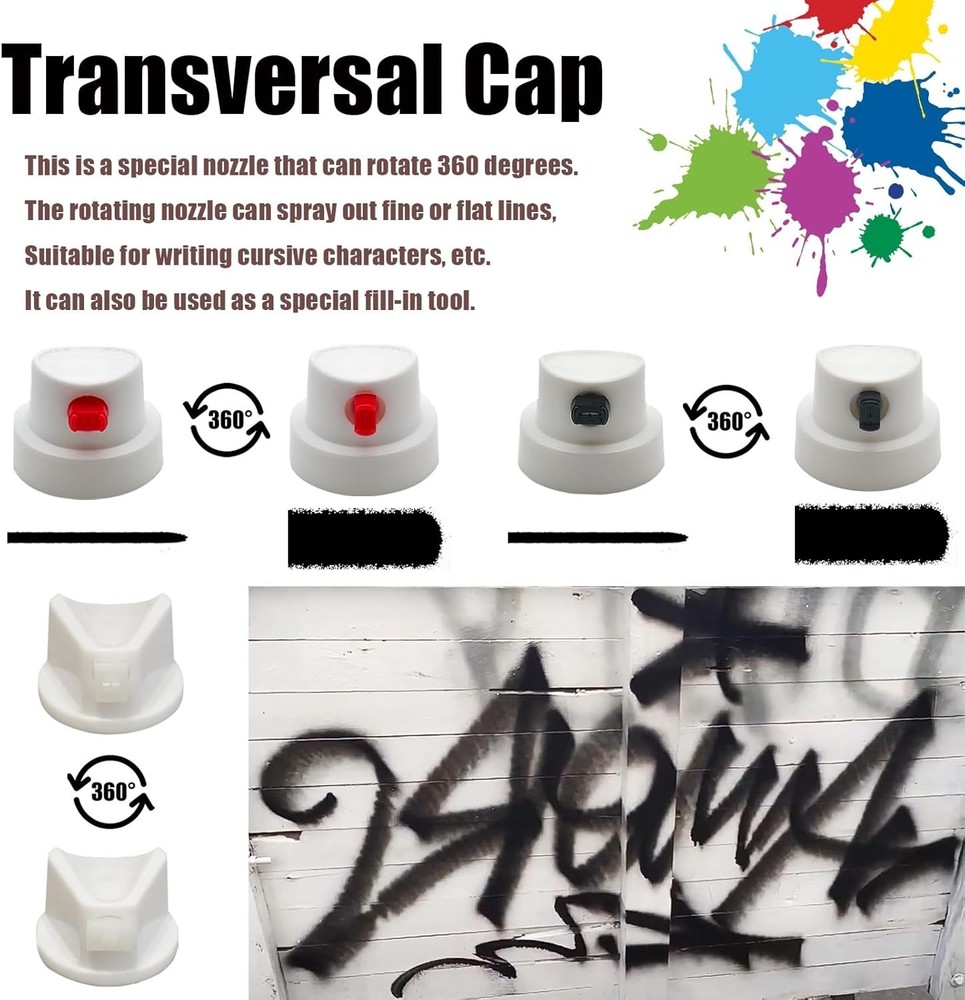 High-Quality Spray Can Nozzle Replacement – 10 Assorted Tips for Home Use