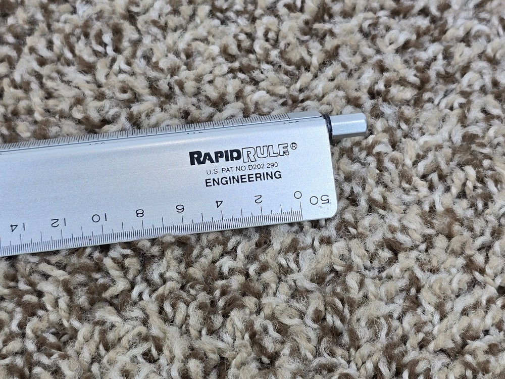 Rapid Rule Aluminum Rotating Scale Ruler engineering