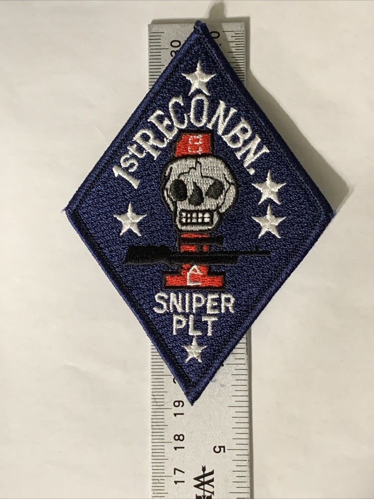 1st Recon Bn Sniper Patch-4.5”