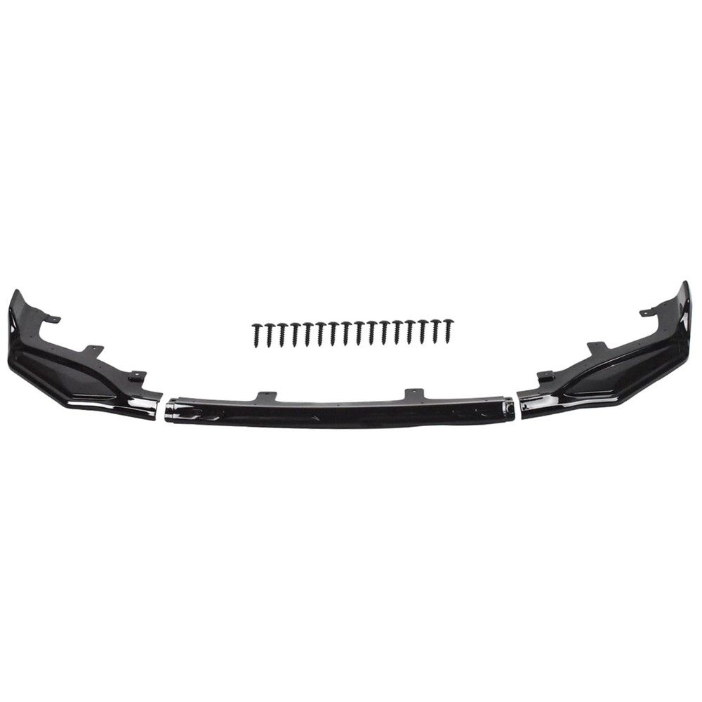 Front Bumper Lip Splitter IS-Series 2017-2020 Gloss Black 3Pcs