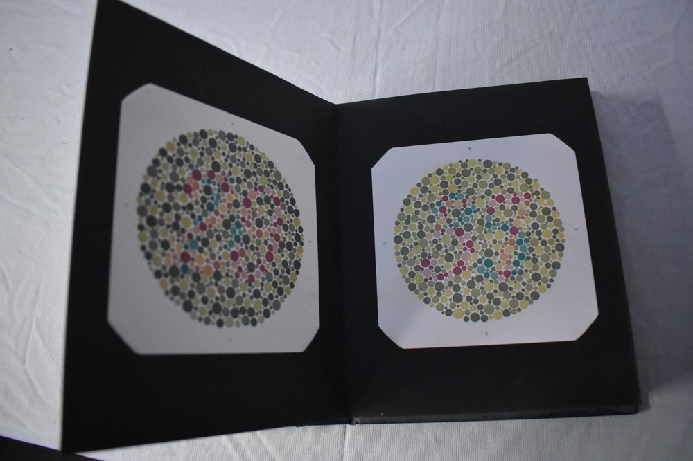 38 Plate Ishihara Test Book for Color Blindness Testing