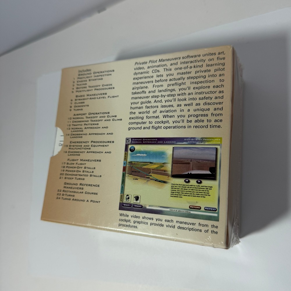 Private Pilot Maneuvers Training Software 5 CD Set