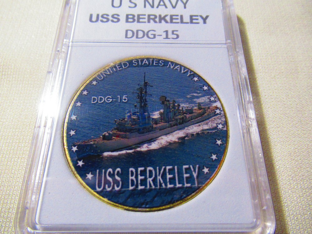 US NAVY - USS BERKELEY (DDG-15) Challenge Coin