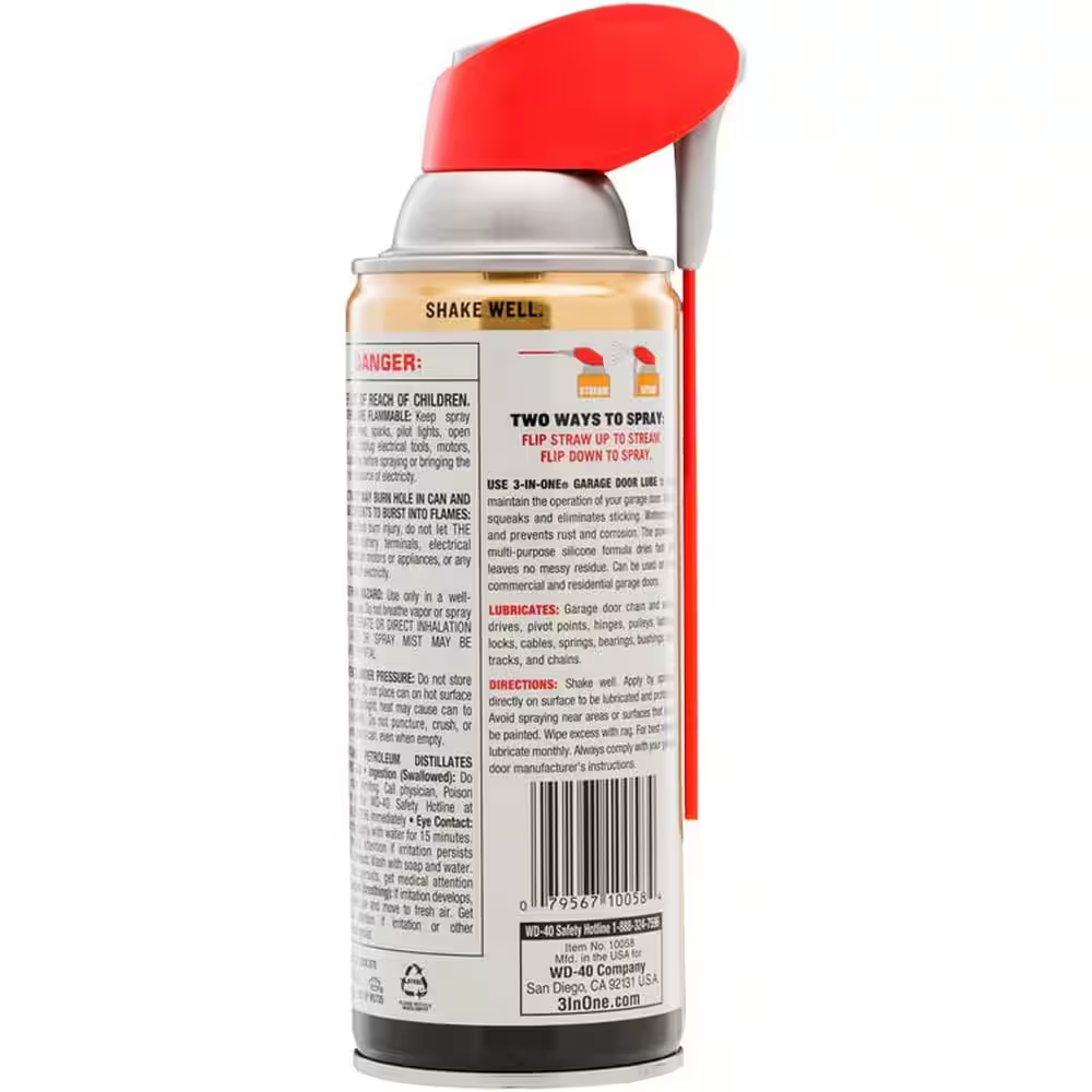 11 Oz. Garage Door Lube with Smart Straw Spray (2-Pack)