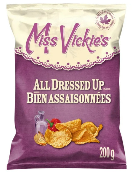 Miss Vickie's All Dressed Potato Chips, 200g