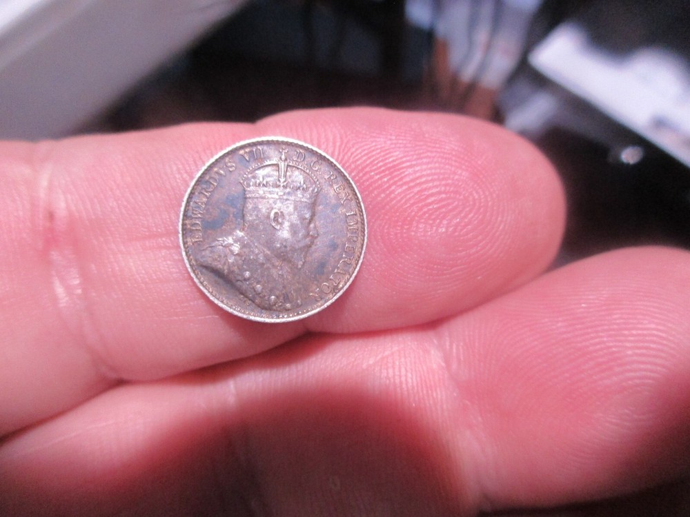 Canada - 1904 Sterling Silver Five Cents - Edward VII