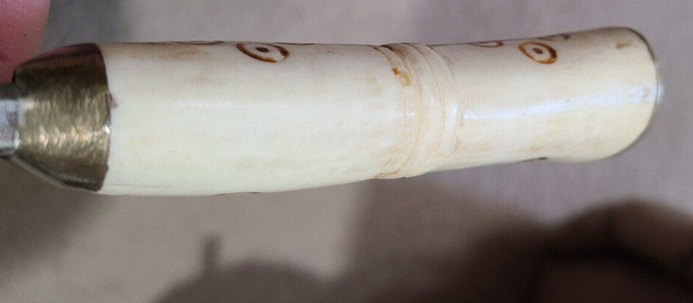 Outstanding Khukuri Knife Bone Handle Thick Decorative Blade And Coin Sheath