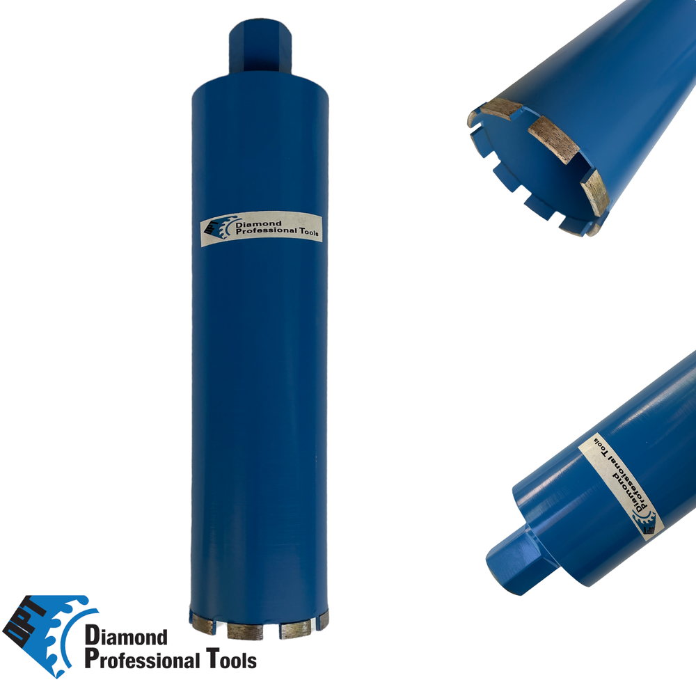 2 PACK 5" Wet Core Drill Bit Professional Grade for Concrete 1-1/4"-7 threads