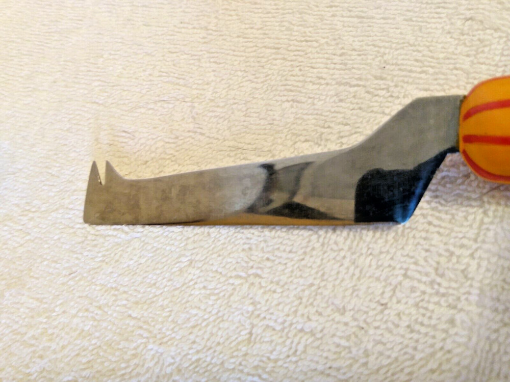 All U Can Handle Hand Painted Ceramic & Stainless Steel Server & Knife/Fork Set