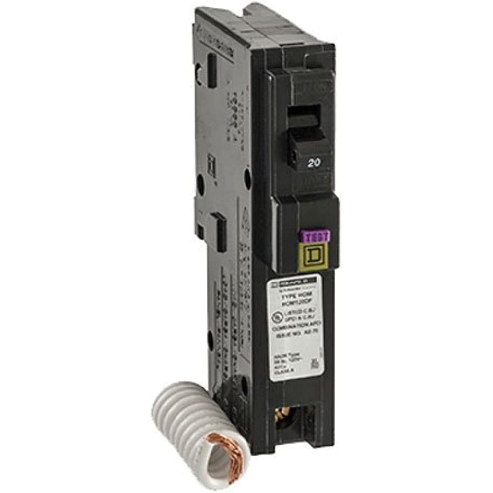Square D - HOM120DFC Homeline 20-Amp Single-Pole Dual Function Circuit Breaker,