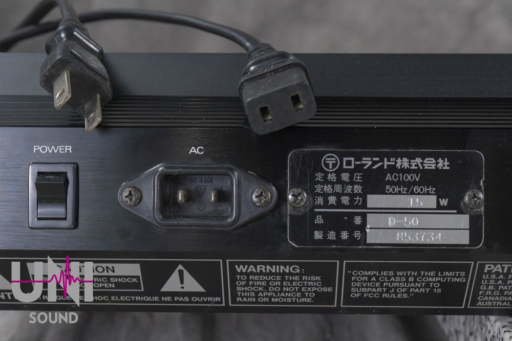 Roland D-50 Digital Polyphonic Synthesizer in Good Condition