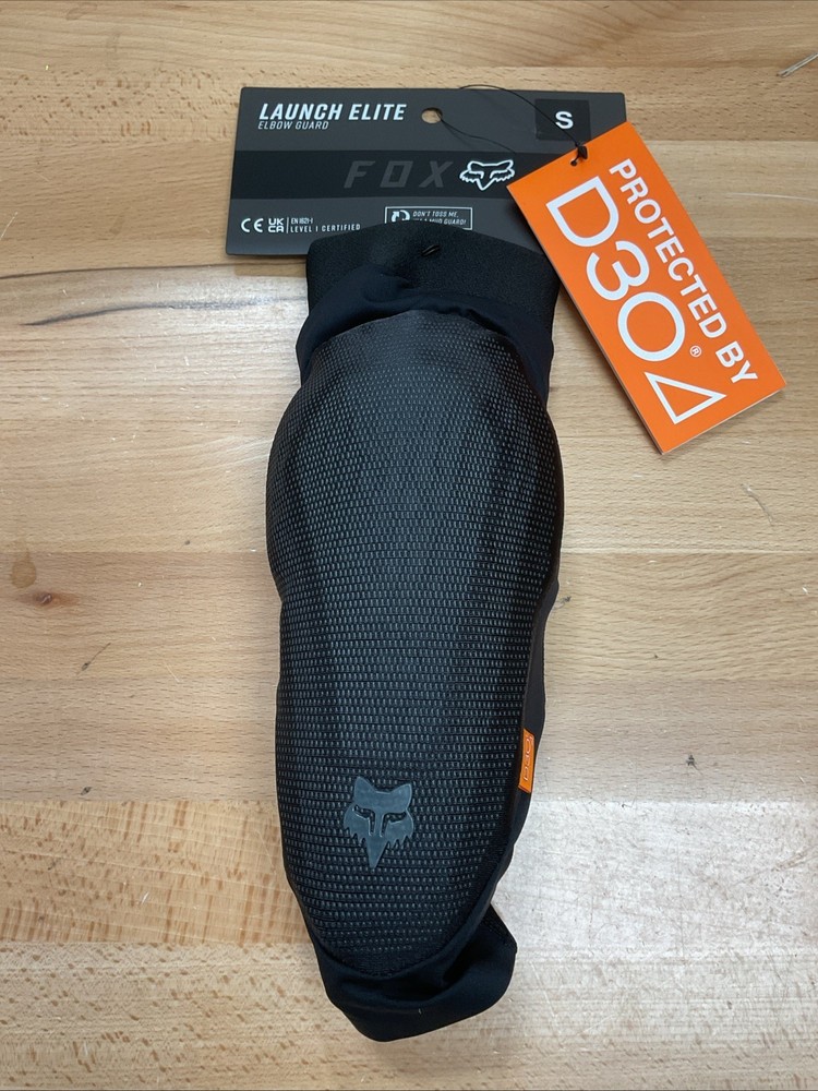 Fox Racing Launch Elite MTB Elbow Guard Black | Small