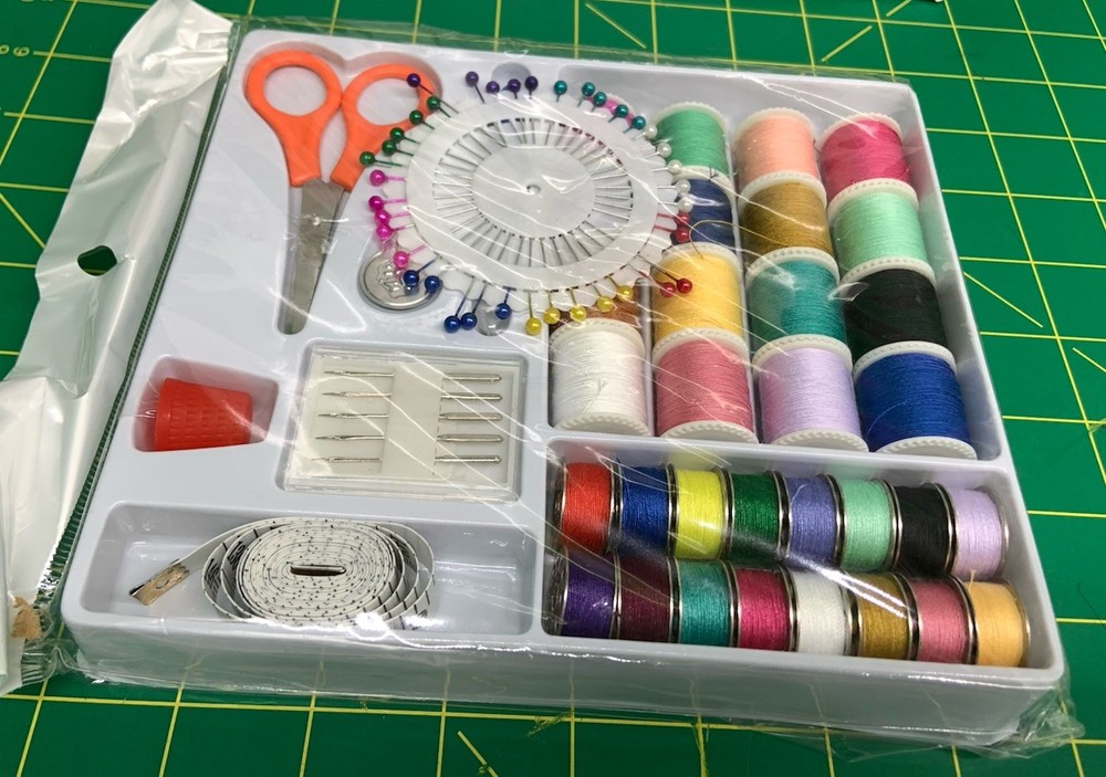 Pllieay Mini Portable Beginner Sewing Machine TXSM-505A X-1085 Kit Set Tools