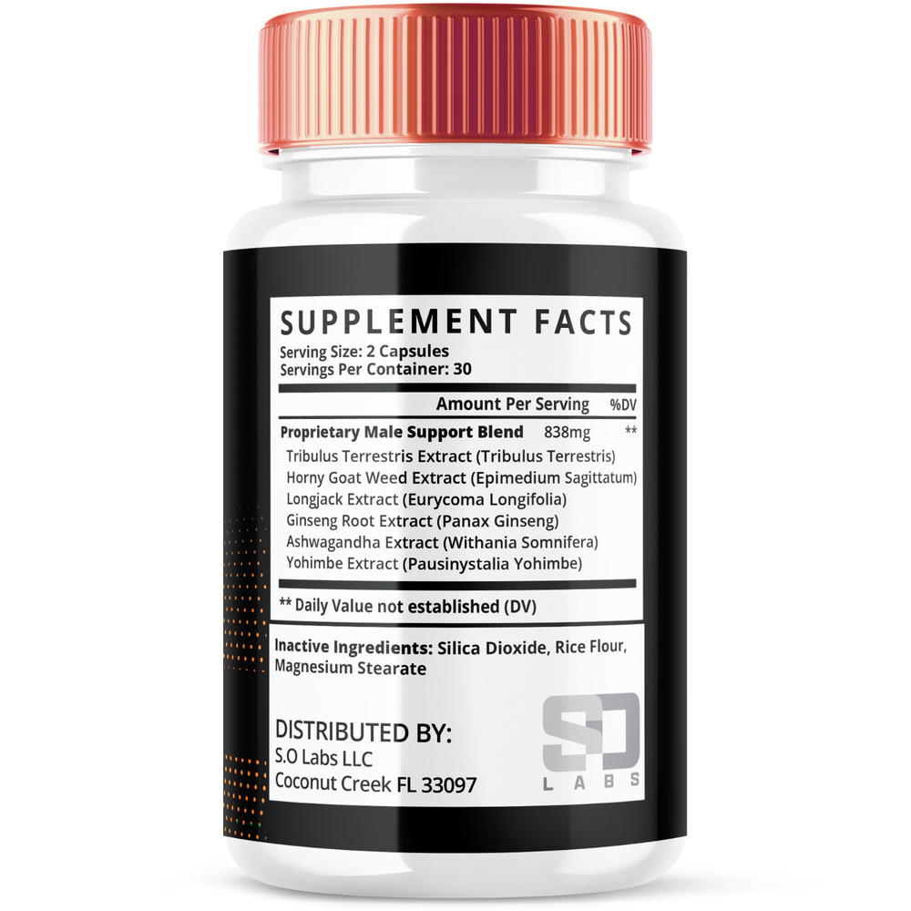 (3 Pack) Boosted Pro Male Performance Capsules, Boosted Pro Men (180 Capsules)