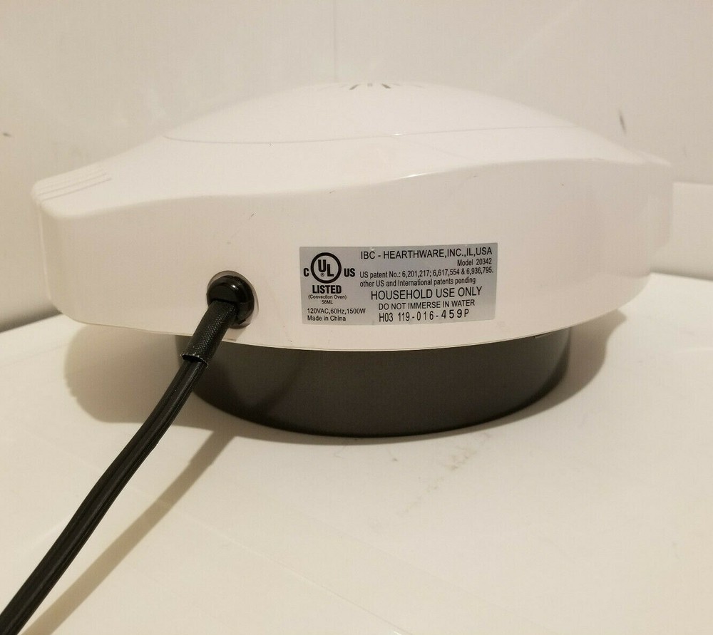 Nuwave Pro Infrared Oven Model 20342 White/Blue With Extention Ring