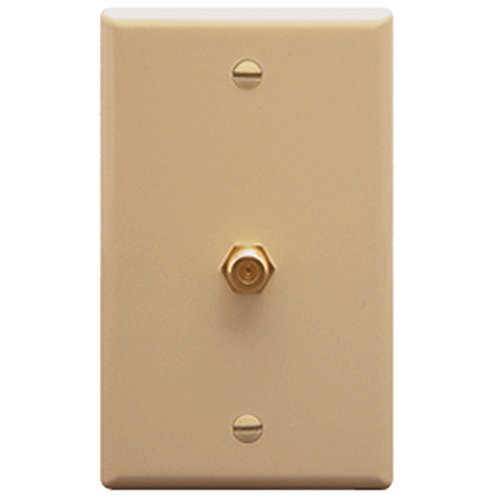 ICC Faceplate with F-Type, Ivory