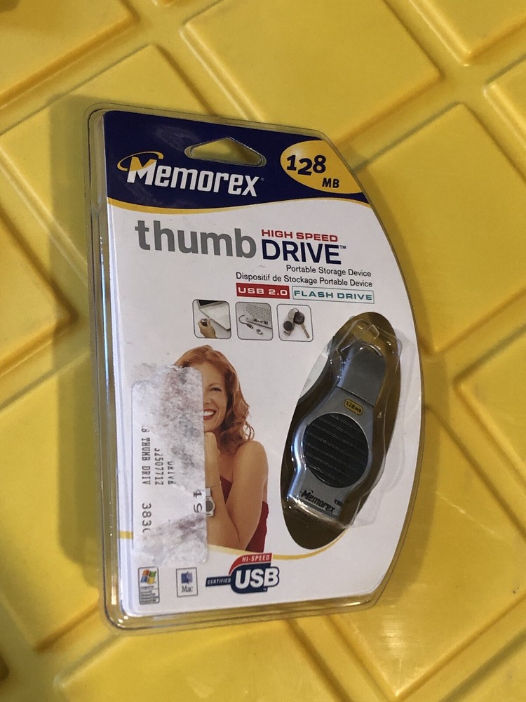 memorex usb flash drive 128mb VINTAGE.