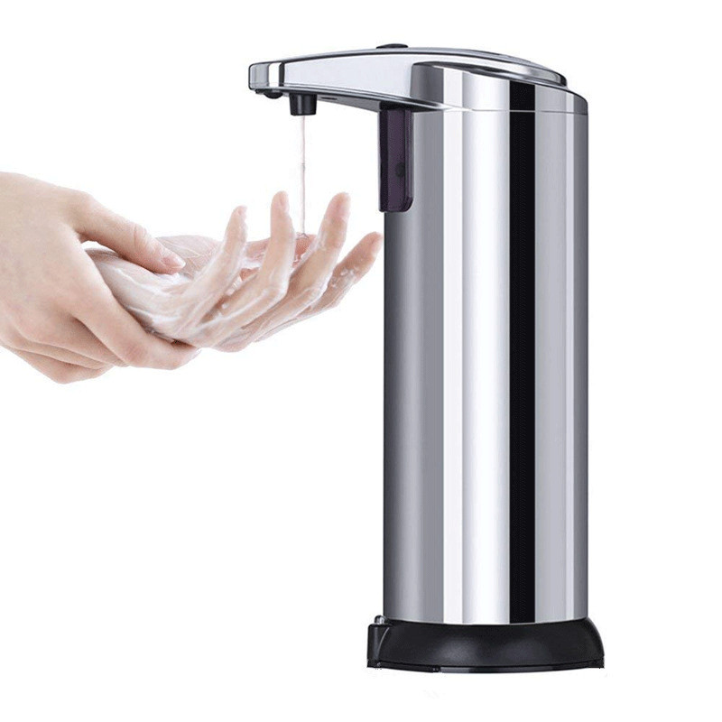250ml Automatic Soap Liquid Dispenser Touchless Smart IR Sensor Kitchen Bathroom