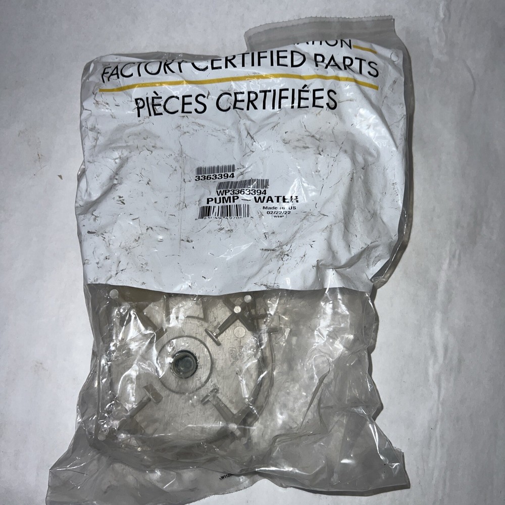 Whirlpool WP3363394OEM PUMP DIRECT DRIVE FSP