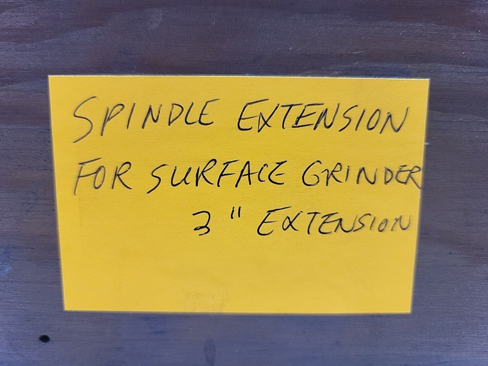 Spindle Extension For 676 GL Surface Grinder 3" Extension Plus Faceplate