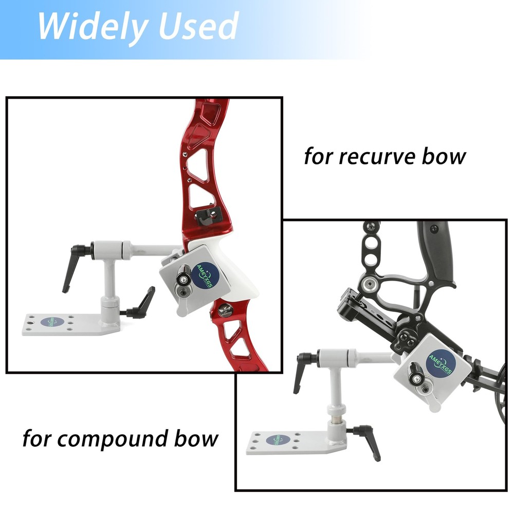 Bow Vise for Compound Bow 360° Adjustable Bow Mount Tool Compound Bow Press B...