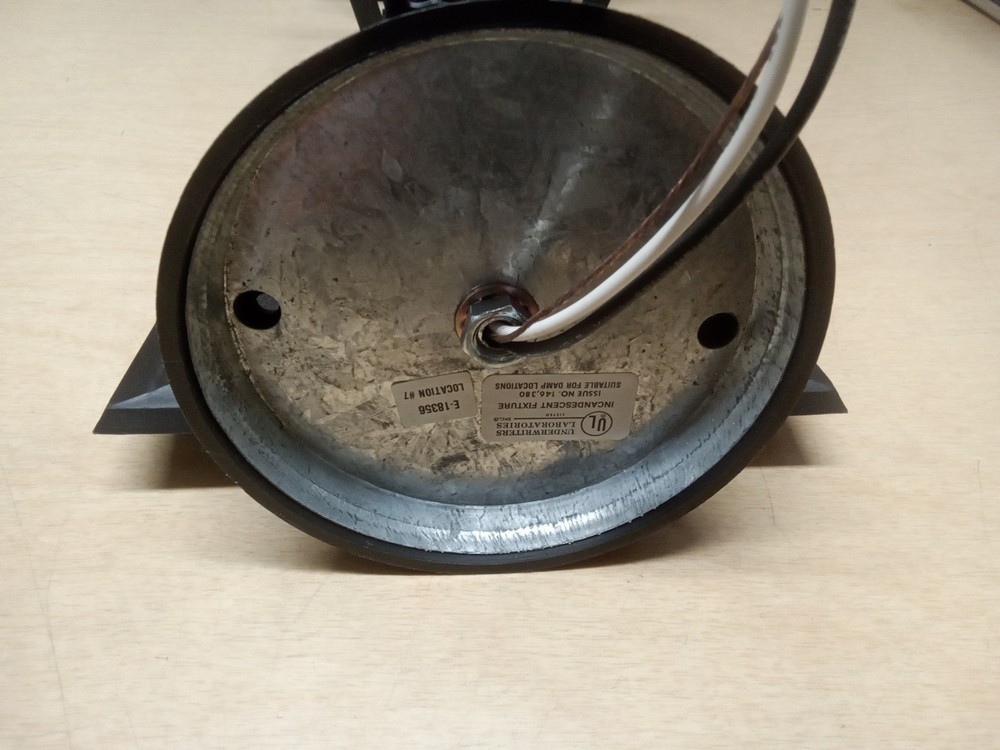 Delval Lighting 1723BLK Durable Polypropylene Wall Lantern