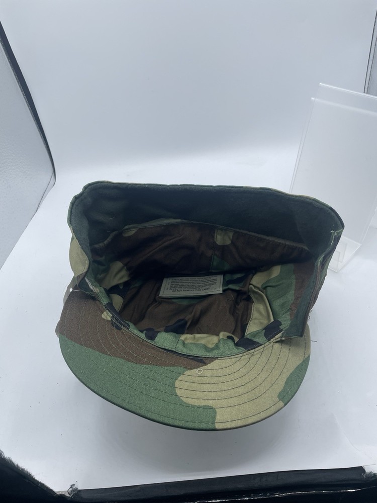 Vintage US Military Cap Camouflage Pattern Class 1 Size 8