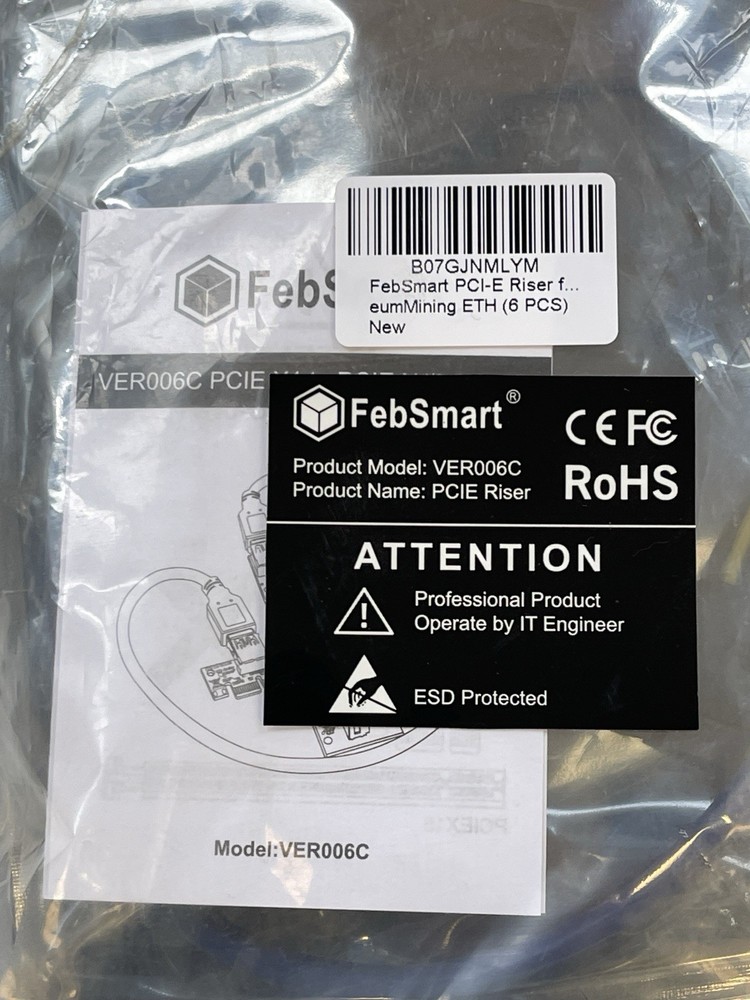 🌟 New FebSmart VER006C PCIe Risers Ideal for Mining & Gaming! 🌟