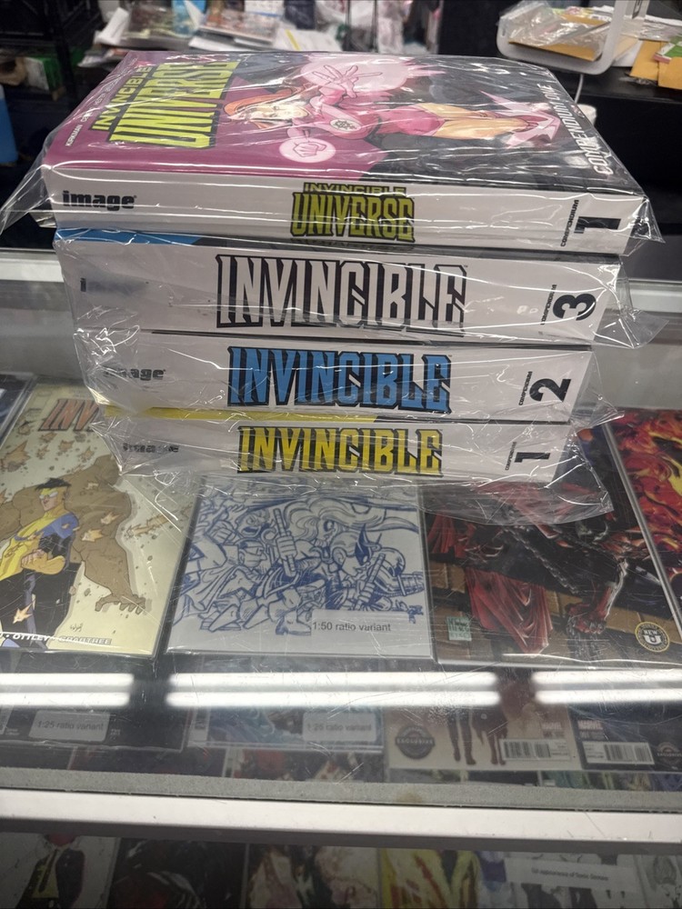 Invincible Compendium 1, 2, 3, & Atom Eve Special Book Lot Complete Set Image