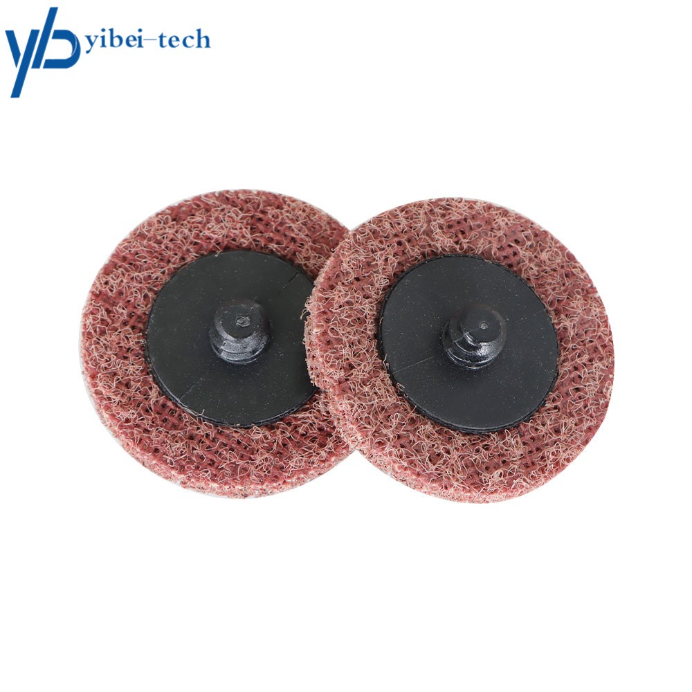 50× 2 inch Medium Surface Conditioning Discs Roll Lock Die Grinder Sanding Pads